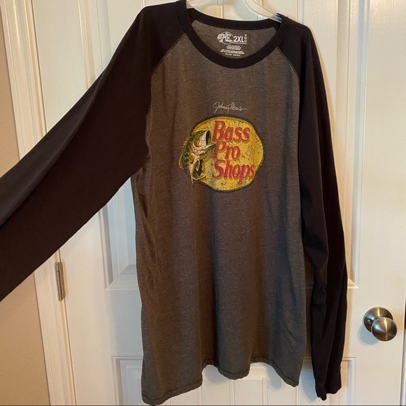 Bass Pro Shops Baseball Raglan L/S T-Shirt - Picture 3 of 5